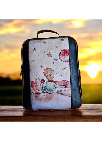 Tasarım Deri Sırt Çantası