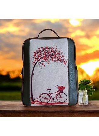 Tasarım Deri Sırt Çantası