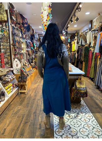 Nepal Elbise Mavi