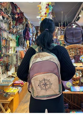 Dokuma Pamuk Sırt Çantası