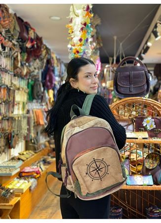 Dokuma Pamuk Sırt Çantası