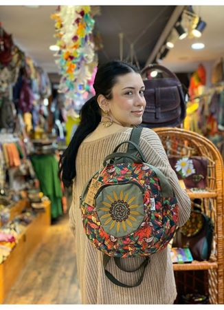 Dokuma Tasarım Sırt Çantası