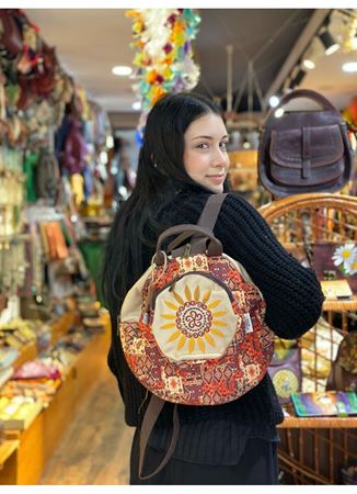 Dokuma Tasarım Sırt Çantası