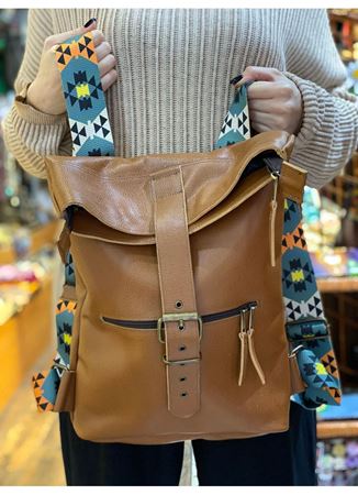 Tasarım Deri Sırt Çantası
