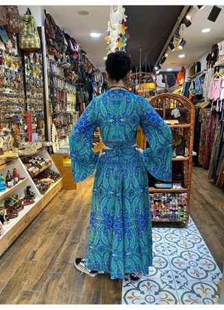 Uzun Kollu Alt Üst İpek Takım