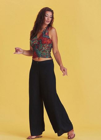 Palazzo Yüksek Bel Bol Kesim Pantolon