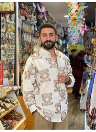 Erkek Gömlek Desenli