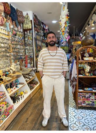 Erkek Keten Pantolon