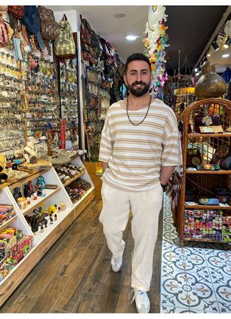 Erkek Keten Pantolon