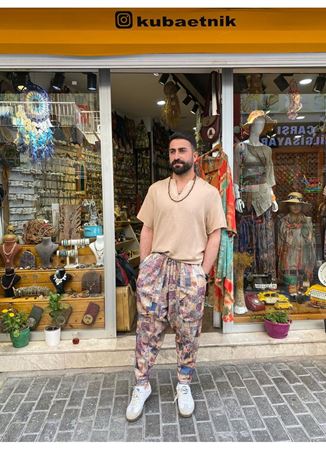 Erkek V Yaka Kısa Kollu Üst