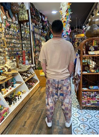 Erkek Viskon Pamuk Şalvar Pantolon