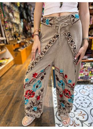 Önden Bağlamalı Şalvar