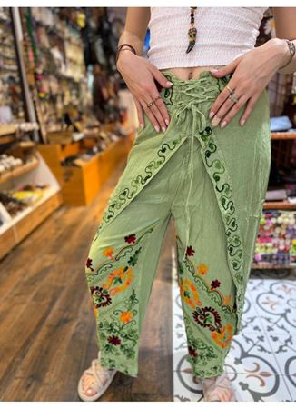 Önden Bağlamalı Şalvar