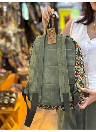 DOKUMA PAMUK SIRT ÇANTASI 