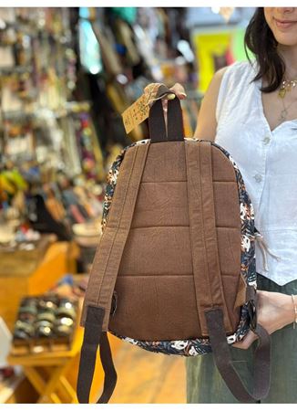 DOKUMA PAMUK SIRT ÇANTASI