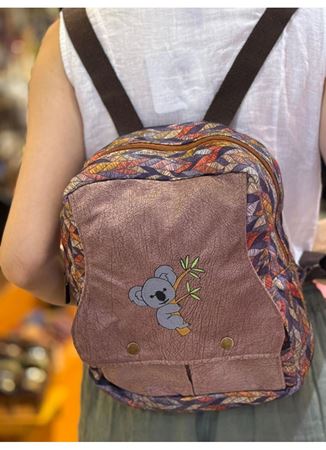 DOKUMA PAMUK SIRT ÇANTASI