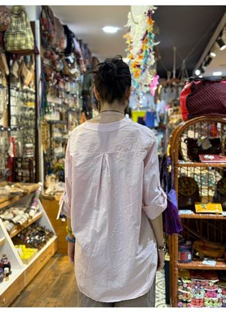 İtalyan Pamuk Gömlek Toz Pembe