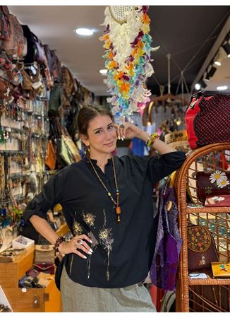 İtalyan Pamuk Gömlek Siyah