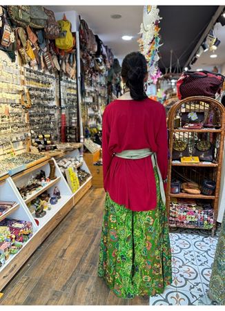 Pamuk Bluz Kırmızı