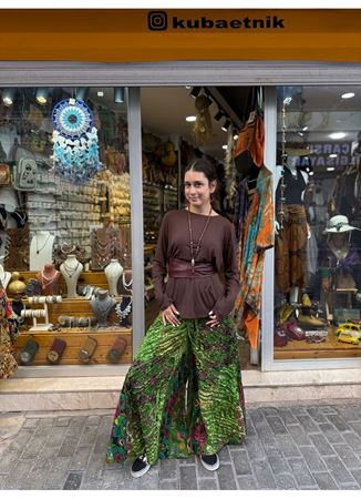 Pamuk Bluz Kahverengi