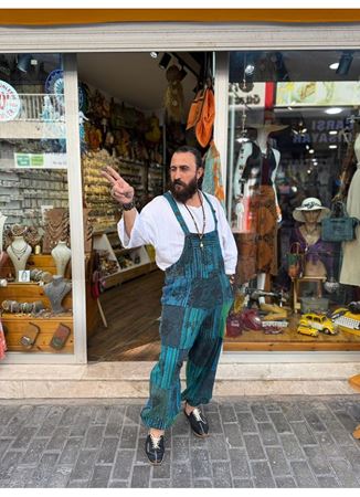 Patchwork Tulum Mavi