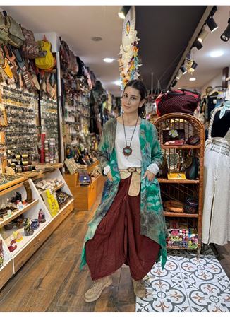 Batik Desen Kaftan Yeşil