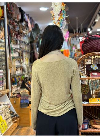 İtalyan Pamuk Bluz Sarı