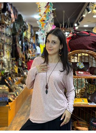 İtalyan Pamuk Bluz Bej