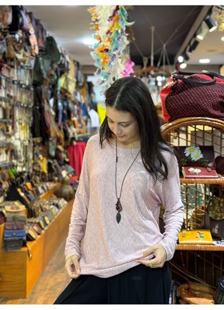 İtalyan Pamuk Bluz Bej