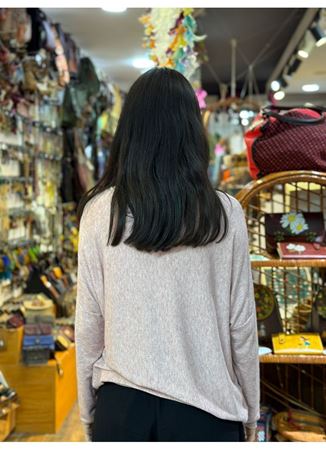 İtalyan Pamuk Bluz Bej