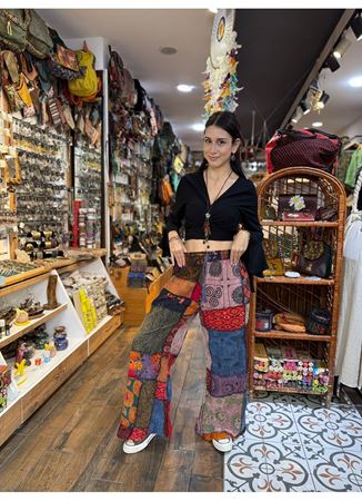 Nepal Etnik Patchwork Pantolon