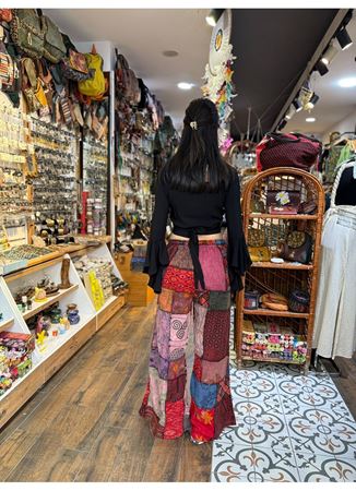 Nepal Etnik Patchwork Pantolon