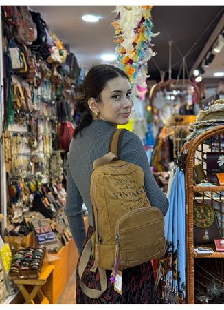 Old Cotton Sırt Çantası Sarı