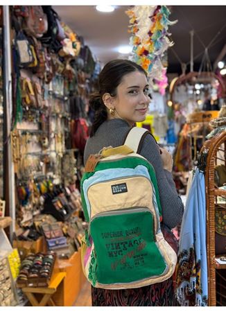 Old Cotton Renkli Sırt Çantası