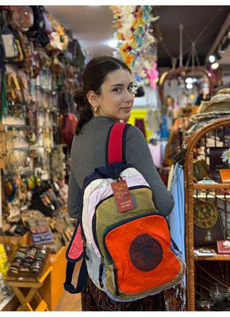 Old Cotton Renkli Sırt Çantası