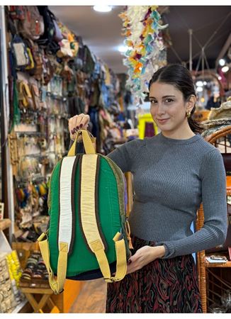 Old Cotton Renkli Sırt Çantası