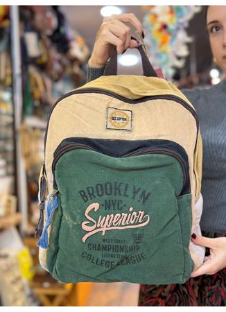 Old Cotton Renkli Sırt Çantası