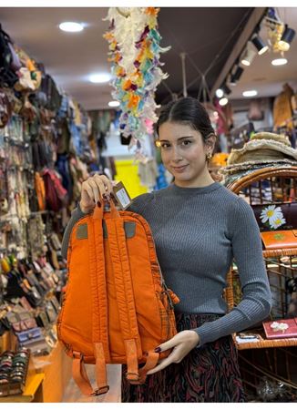 Old Cotton Sırt Çantası Turuncu