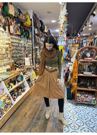 Pamuk Şal Kahverengi