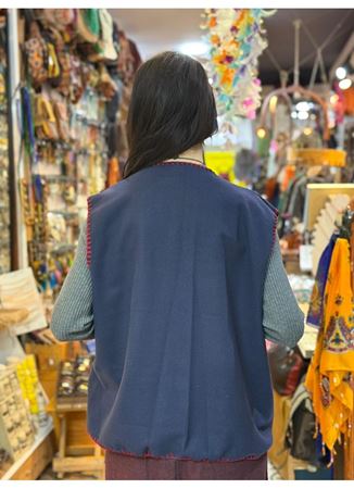 ÖZEL TASARIM DOKUMA KEÇE YELEK