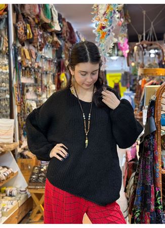 İtalyan Kazak Siyah