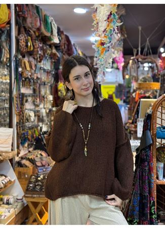 İtalyan Kazak Kahverengi