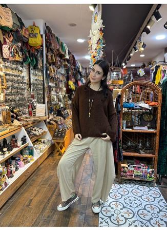 İtalyan Kazak Kahverengi