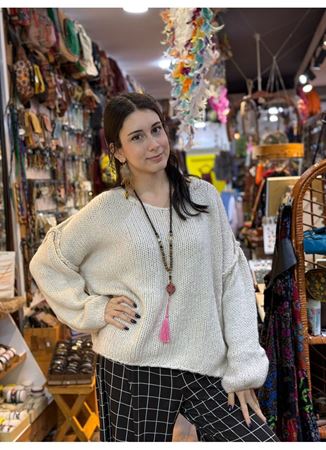 İtalyan Kazak Beyaz