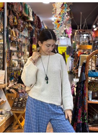 İtalyan Kazak Beyaz