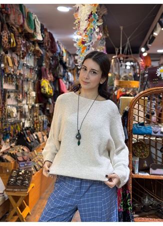 İtalyan Kazak Beyaz