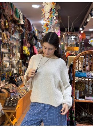 İtalyan Kazak Beyaz