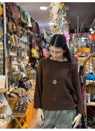 İtalyan Kazak Kahverengi