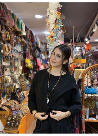 İtalyan Kazak Siyah