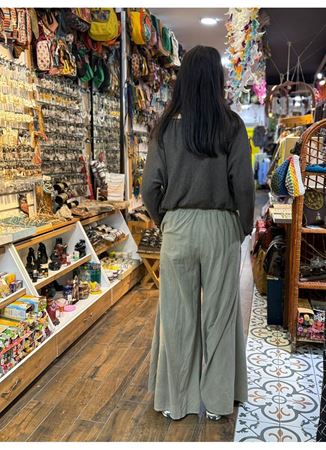 Kadife Pantolon Gri